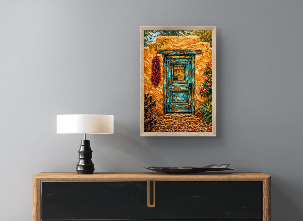 Santa Fe Marketplace MINI_Santa Fe Adobe v3 12’X12″-DIGITAL CANVAS PRINT- Product Image: MINI_Santa Fe Adobe v3 12’X12″-DIGITAL CANVAS PRINT-