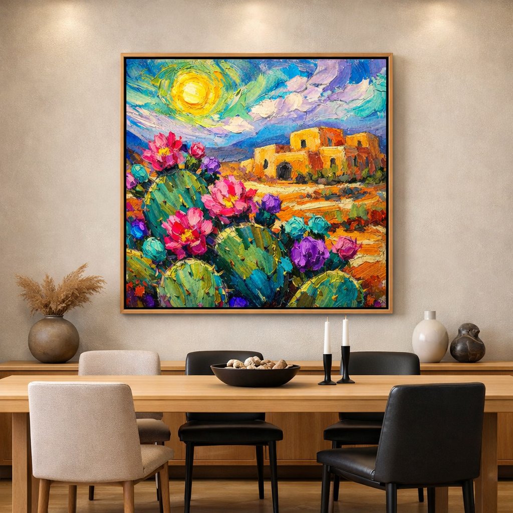 Santa Fe Marketplace MINI_Santa Fe High-Desert Radiance12″X12″ -CANVAS PRINT- Product Image: MINI_Santa Fe High-Desert Radiance12″X12″ -CANVAS PRINT-