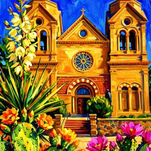 Product Image: MINI_ San Francisco de Asís In Bloom 12″X12″-CANVAS PRINT-