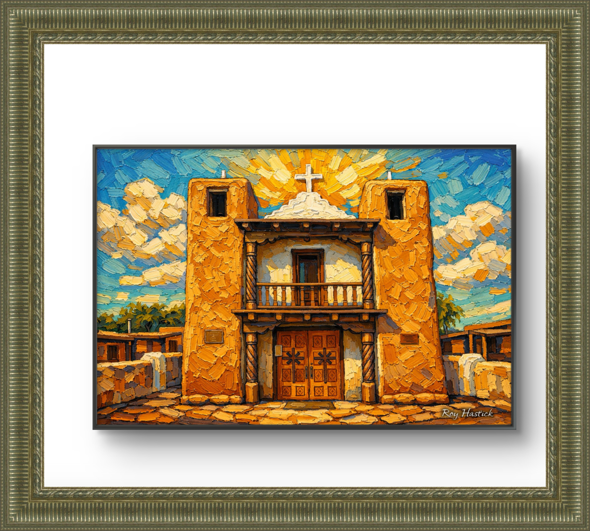 Santa Fe Marketplace MINI_Adobe Mission at Dusk 12’X12″-Digital CANVAS PRINT- Product Image: MINI_Adobe Mission at Dusk 12’X12″-Digital CANVAS PRINT-