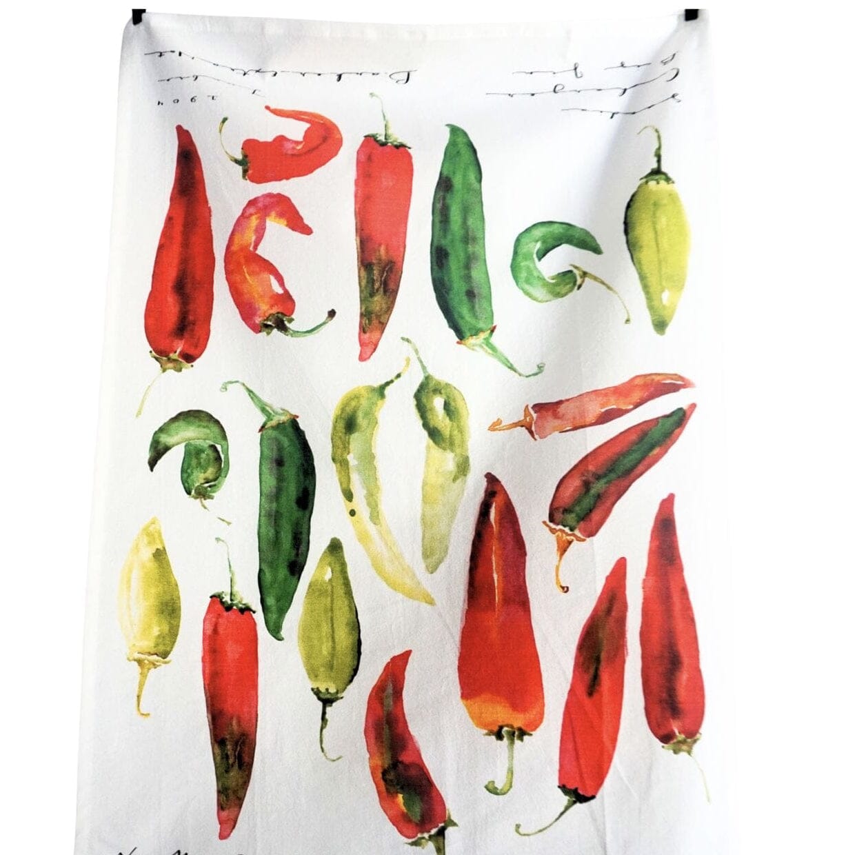 Santa Fe Marketplace New Mexico Chile Peppers Kitchen Towel Product Image: New Mexico Chile Peppers Kitchen Towel