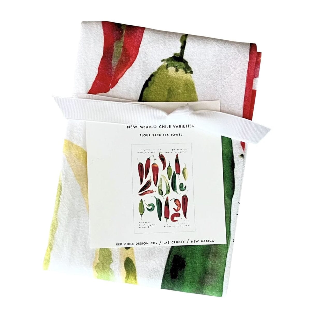 Santa Fe Marketplace New Mexico Chile Peppers Kitchen Towel Product Image: New Mexico Chile Peppers Kitchen Towel