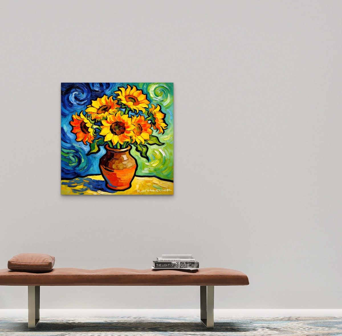 Santa Fe Marketplace MINI_Sunflower Inspired 12’X12″-Digital CANVAS PRINT- Product Image: MINI_Sunflower Inspired 12’X12″-Digital CANVAS PRINT-