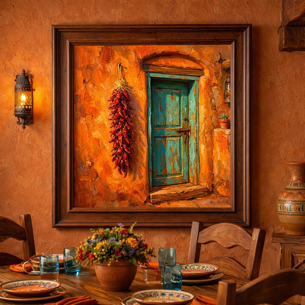 Santa Fe Marketplace MINI_Santa Fe Turquoise Door 12’X12″-DIGITAL CANVAS PRINT- Product Image: MINI_Santa Fe Turquoise Door 12’X12″-DIGITAL CANVAS PRINT-