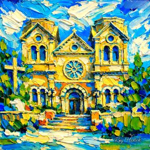 Product Image: MINI_Cathedral Light, Santa Fe 22″X16″-Digital CANVAS PRINT-