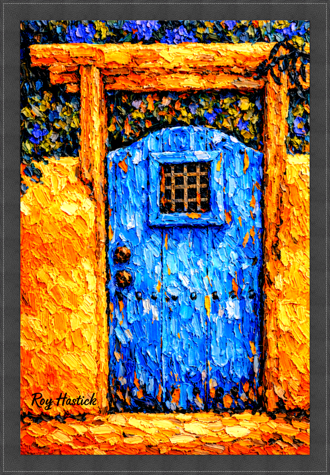 Santa Fe Marketplace MINI_Adobe Door Harmony 12’X12″-DIGITAL CANVAS PRINT- Product Image: MINI_Adobe Door Harmony 12’X12″-DIGITAL CANVAS PRINT-