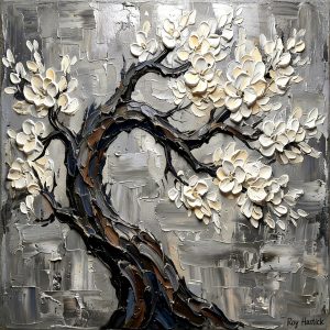 Santa Fe Marketplace MINI_Impasto-Laden Tree 12’X12″-Digital CANVAS PRINT- Product Image: MINI_Impasto-Laden Tree 12’X12″-Digital CANVAS PRINT-