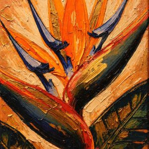 Santa Fe Marketplace MINI_Radiant Bird of Paradise 12’X12″-DIGITAL CANVAS PRINT- Product Image: MINI_Radiant Bird of Paradise 12’X12″-DIGITAL CANVAS PRINT-