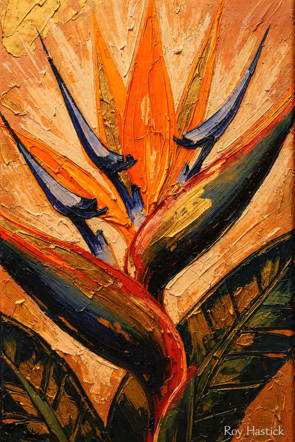 Santa Fe Marketplace MINI_Radiant Bird of Paradise 12’X12″-DIGITAL CANVAS PRINT- Product Image: MINI_Radiant Bird of Paradise 12’X12″-DIGITAL CANVAS PRINT-