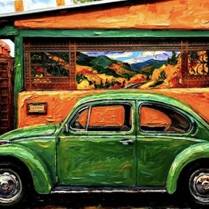 Santa Fe Marketplace MINI_Santa Fe Downtown Stillness 12’X12″-DIGITAL CANVAS PRINT- Product Image: MINI_Santa Fe Downtown Stillness 12’X12″-DIGITAL CANVAS PRINT-