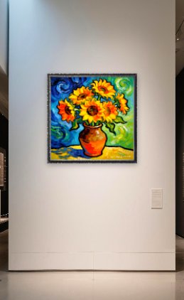 Santa Fe Marketplace MINI_Sunflower Inspired 12’X12″-Digital CANVAS PRINT- Product Image: MINI_Sunflower Inspired 12’X12″-Digital CANVAS PRINT-