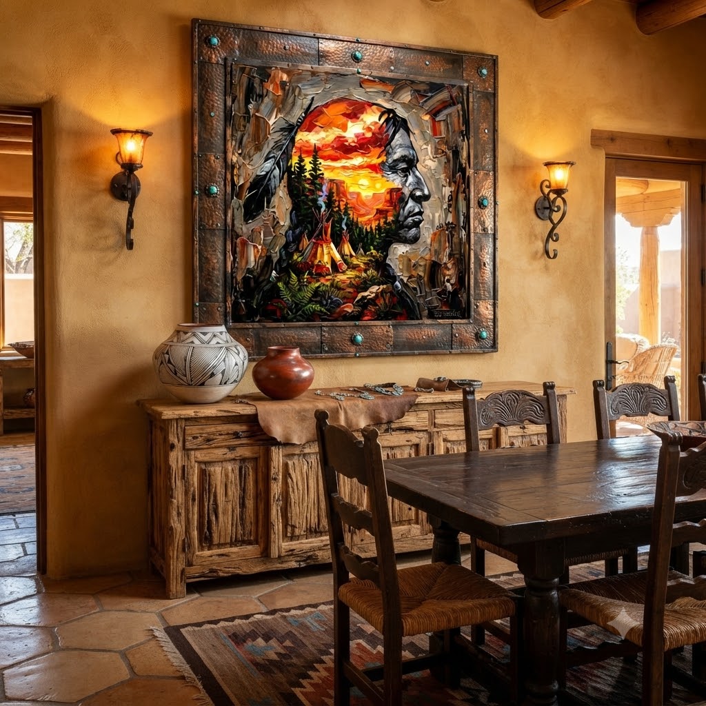 Santa Fe Marketplace MINI_Adobe Blue 12’X12″-Digital CANVAS PRINT- Product Image: MINI_Adobe Blue 12’X12″-Digital CANVAS PRINT-