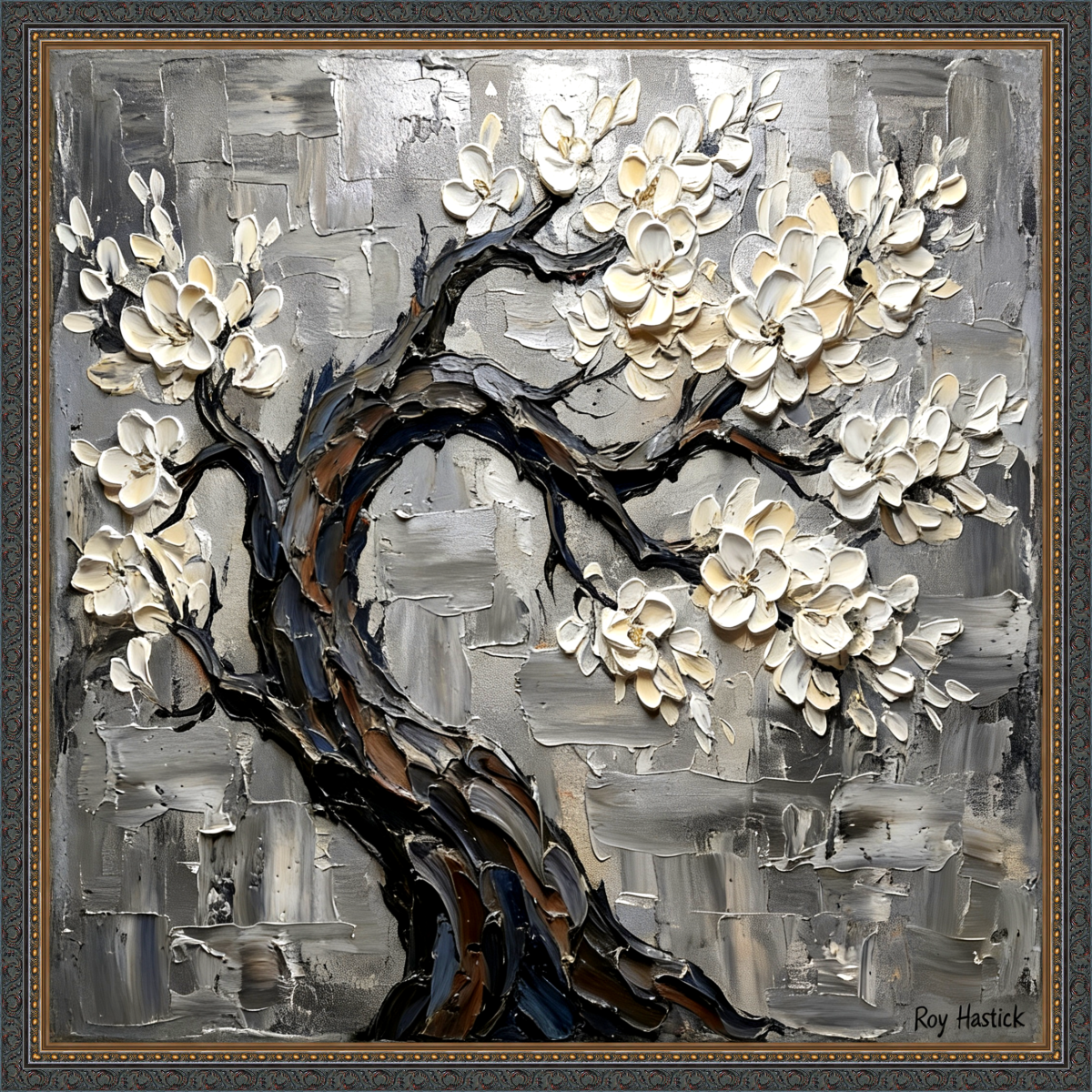 Santa Fe Marketplace MINI_Impasto-Laden Tree 12’X12″-Digital CANVAS PRINT- Product Image: MINI_Impasto-Laden Tree 12’X12″-Digital CANVAS PRINT-