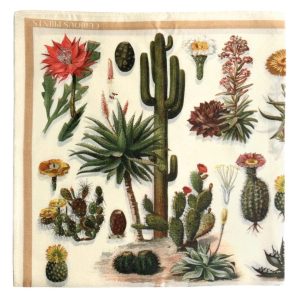 Santa Fe Marketplace Silk Cactus Scarf Product Image: Silk Cactus Scarf