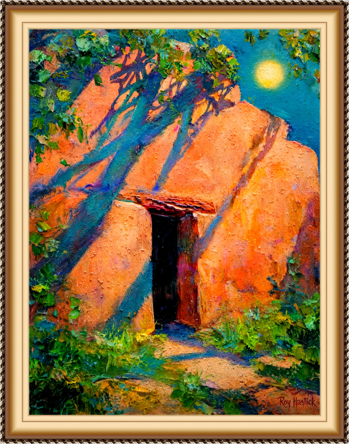 Santa Fe Marketplace Adobe Twilight Shadows 12’X12″ – Digital CANVAS PRINT- Product Image: Adobe Twilight Shadows 12’X12″ – Digital CANVAS PRINT-