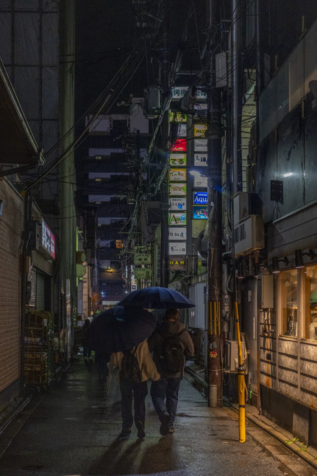 Santa Fe Marketplace People Walking at Night, Kyoto, Japan, 2026 Product Image: People Walking at Night, Kyoto, Japan, 2026