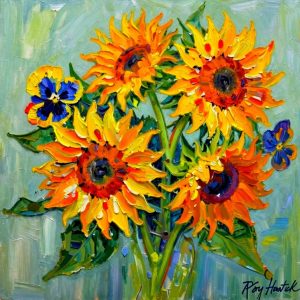 Santa Fe Marketplace MINI_Sunflowers in Light 12’X12″-Digital CANVAS PRINT- Product Image: MINI_Sunflowers in Light 12’X12″-Digital CANVAS PRINT-