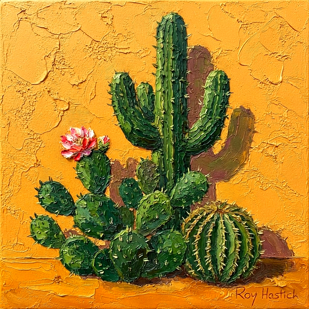 Santa Fe Marketplace MINI_High Desert Cactus 12’X12″-Digital CANVAS PRINT- Product Image: MINI_High Desert Cactus 12’X12″-Digital CANVAS PRINT-