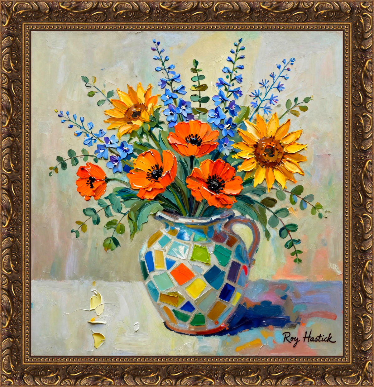 Santa Fe Marketplace MINI_Solaris Mosaic Symphony 12’X12″ – Digital CANVAS PRINT- Product Image: MINI_Solaris Mosaic Symphony 12’X12″ – Digital CANVAS PRINT-