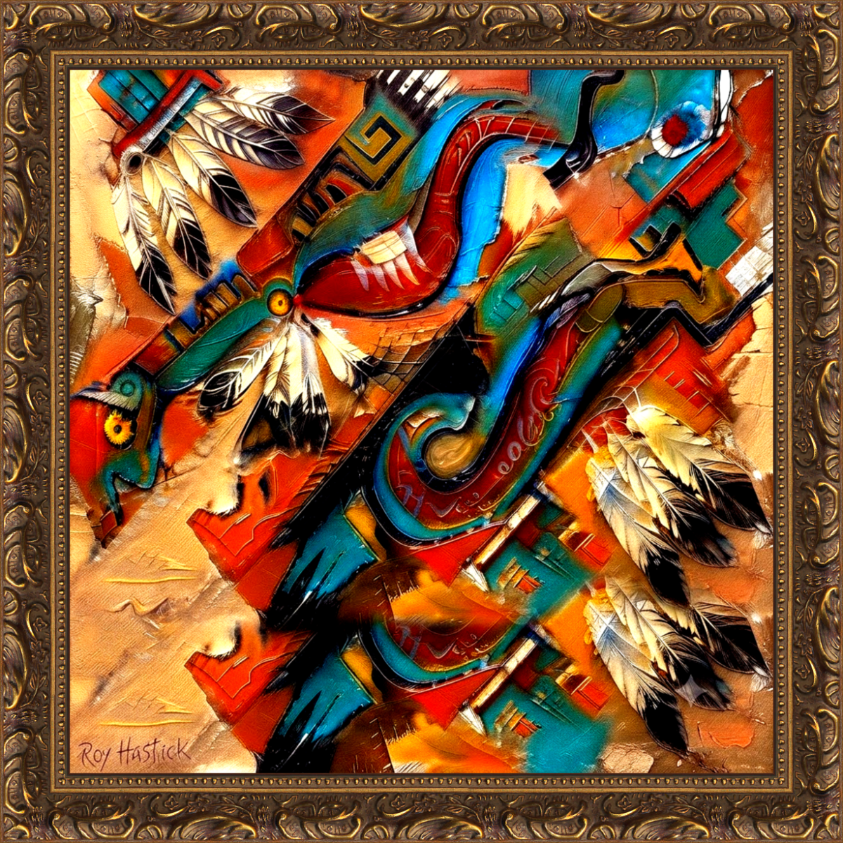 Santa Fe Marketplace MINI_Whispers of the Zuni Horizon 12″X12″ -Digital Original Print Product Image: MINI_Whispers of the Zuni Horizon 12″X12″ -Digital Original Print