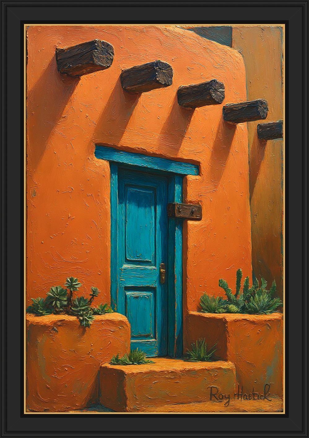 Santa Fe Marketplace MINI_Southwest Adobe Entryway 12’X12″-Digital CANVAS PRINT- Product Image: MINI_Southwest Adobe Entryway 12’X12″-Digital CANVAS PRINT-