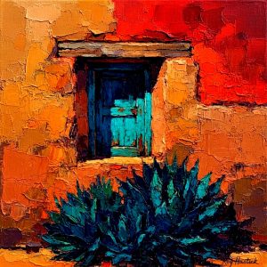 Product Image: MINI_Adobe Horizon and Agave 12″X12″ -Digital Original Print