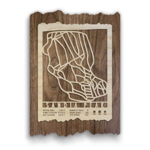 Santa Fe Marketplace Sandia Peak Wood Ski Trail Map Product Image: Sandia Peak Wood Ski Trail Map