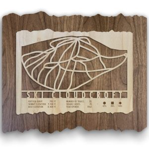 Santa Fe Marketplace Ski Cloudcroft Wood Ski Trail Map Product Image: Ski Cloudcroft Wood Ski Trail Map