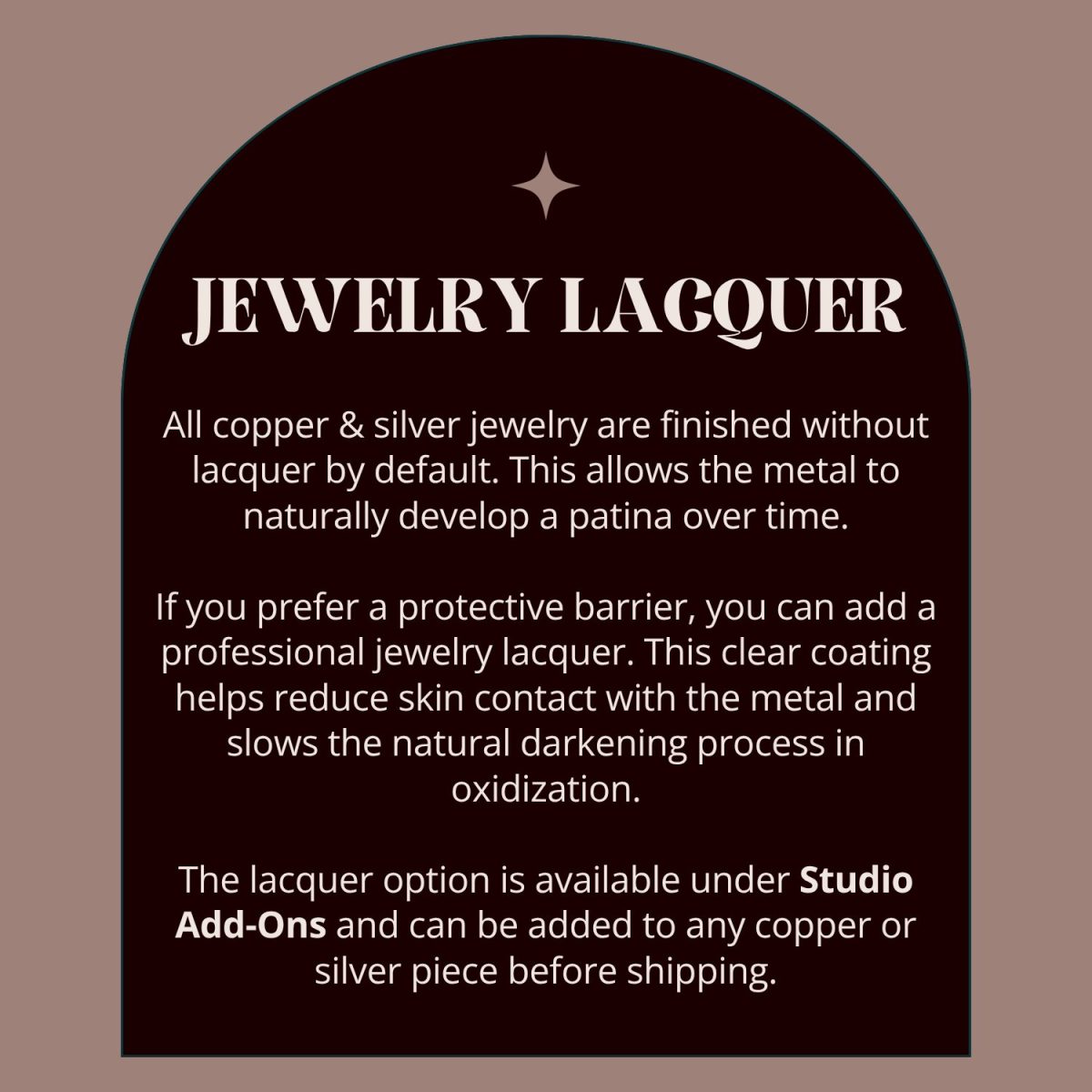 Santa Fe Marketplace Jewelry Lacquer Protection for Blackbird & Sage Product Image: Jewelry Lacquer Protection for Blackbird & Sage