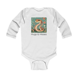 Santa Fe Marketplace Snake Infant Long Sleeve Onesie — Cute Gender Neutral Bodysuit Product Image: Snake Infant Long Sleeve Onesie — Cute Gender Neutral Bodysuit