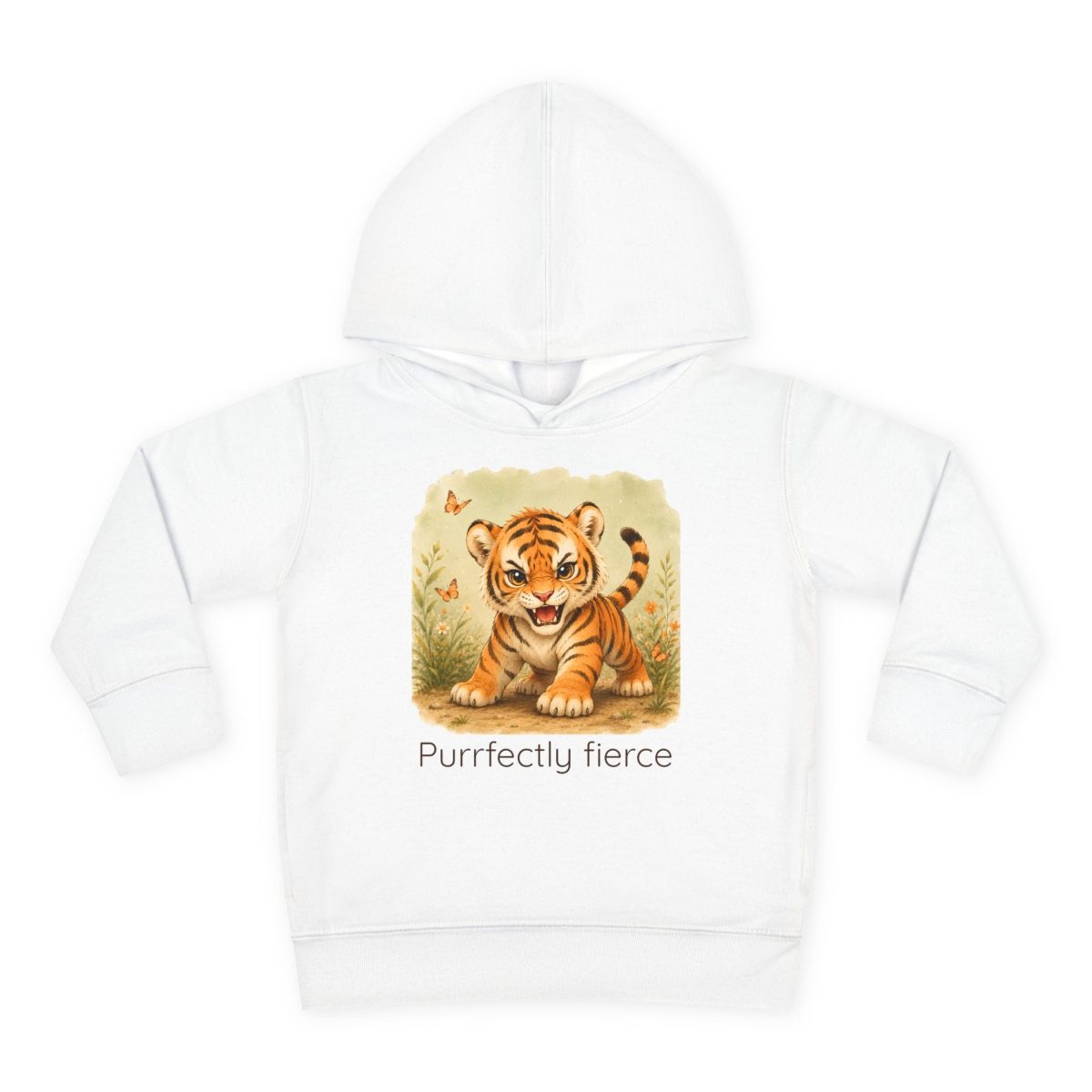 Santa Fe Marketplace Tiger Toddler Hoodie — Gender Neutral Sweatshirt Product Image: Tiger Toddler Hoodie — Gender Neutral Sweatshirt
