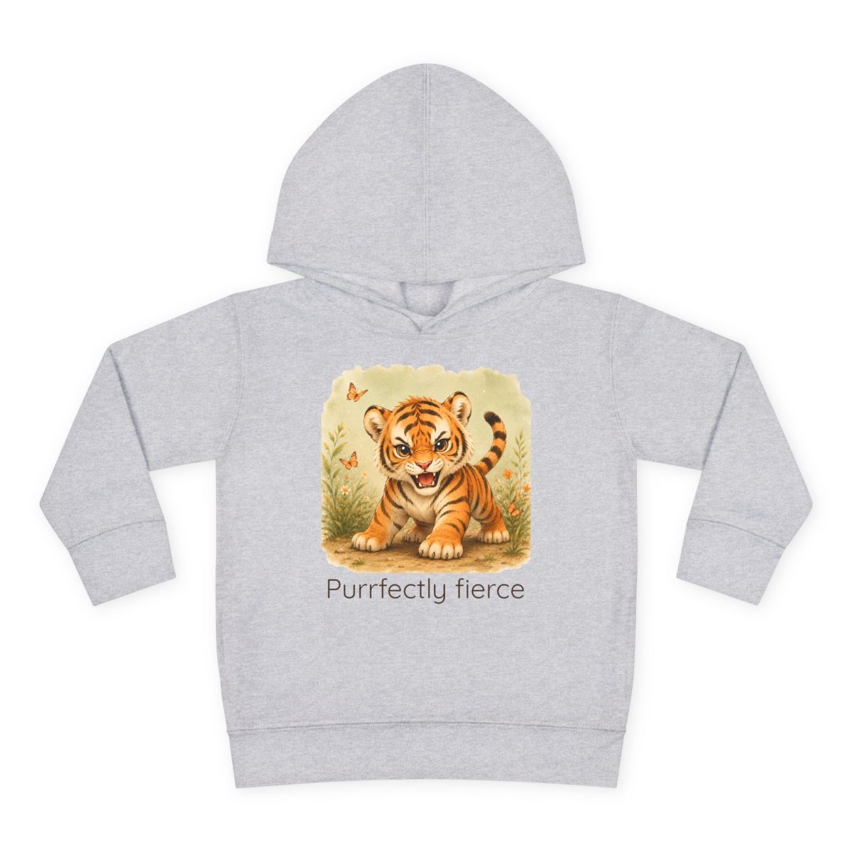 Santa Fe Marketplace Tiger Toddler Hoodie — Gender Neutral Sweatshirt Product Image: Tiger Toddler Hoodie — Gender Neutral Sweatshirt