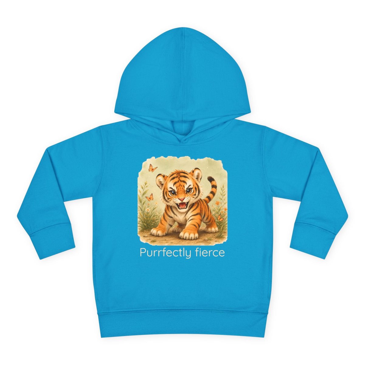 Santa Fe Marketplace Tiger Toddler Hoodie — Gender Neutral Sweatshirt Product Image: Tiger Toddler Hoodie — Gender Neutral Sweatshirt