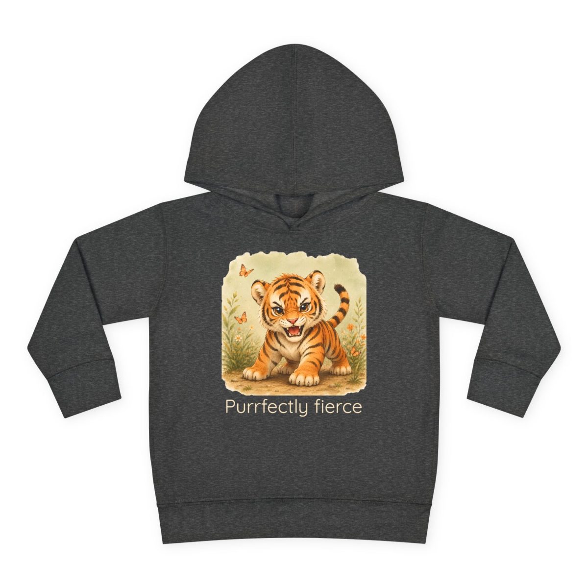Santa Fe Marketplace Tiger Toddler Hoodie — Gender Neutral Sweatshirt Product Image: Tiger Toddler Hoodie — Gender Neutral Sweatshirt