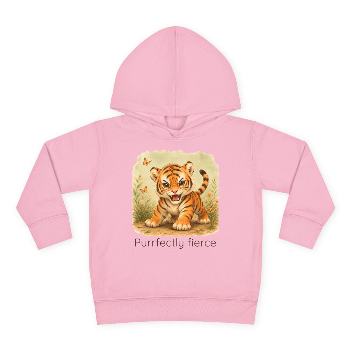 Santa Fe Marketplace Tiger Toddler Hoodie — Gender Neutral Sweatshirt Product Image: Tiger Toddler Hoodie — Gender Neutral Sweatshirt