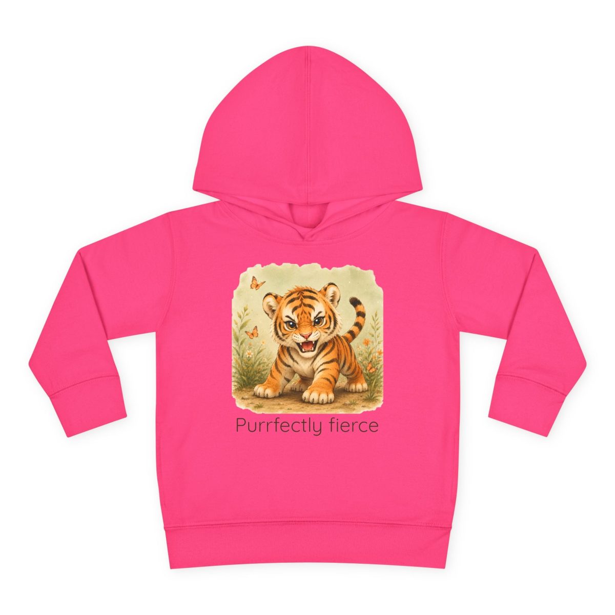 Santa Fe Marketplace Tiger Toddler Hoodie — Gender Neutral Sweatshirt Product Image: Tiger Toddler Hoodie — Gender Neutral Sweatshirt