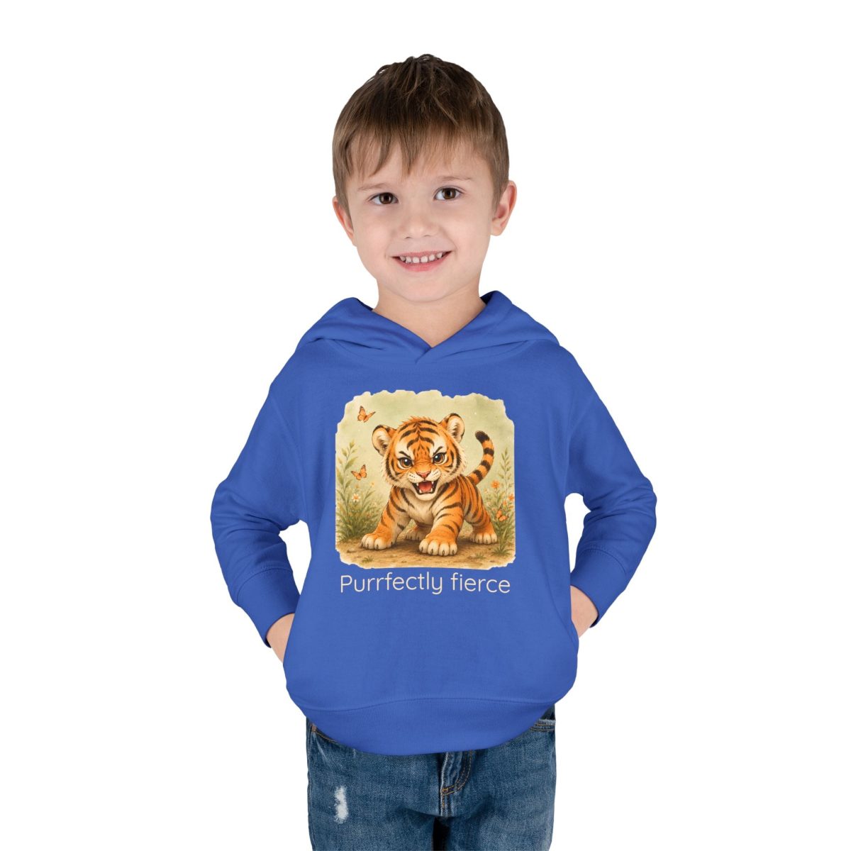 Santa Fe Marketplace Tiger Toddler Hoodie — Gender Neutral Sweatshirt Product Image: Tiger Toddler Hoodie — Gender Neutral Sweatshirt