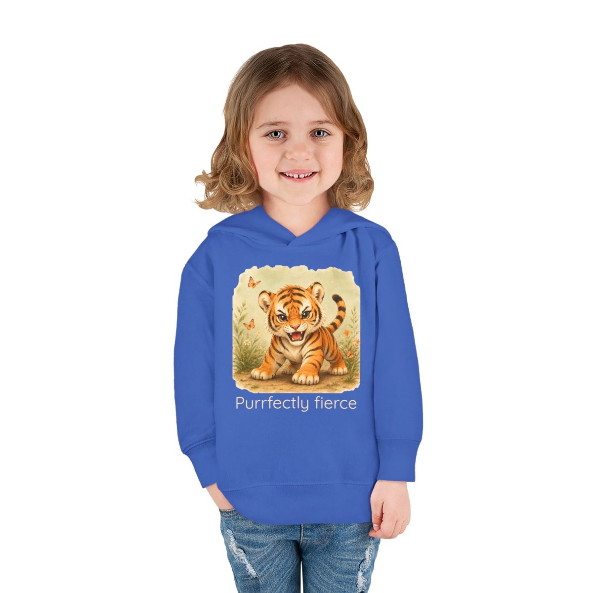 Santa Fe Marketplace Tiger Toddler Hoodie — Gender Neutral Sweatshirt Product Image: Tiger Toddler Hoodie — Gender Neutral Sweatshirt