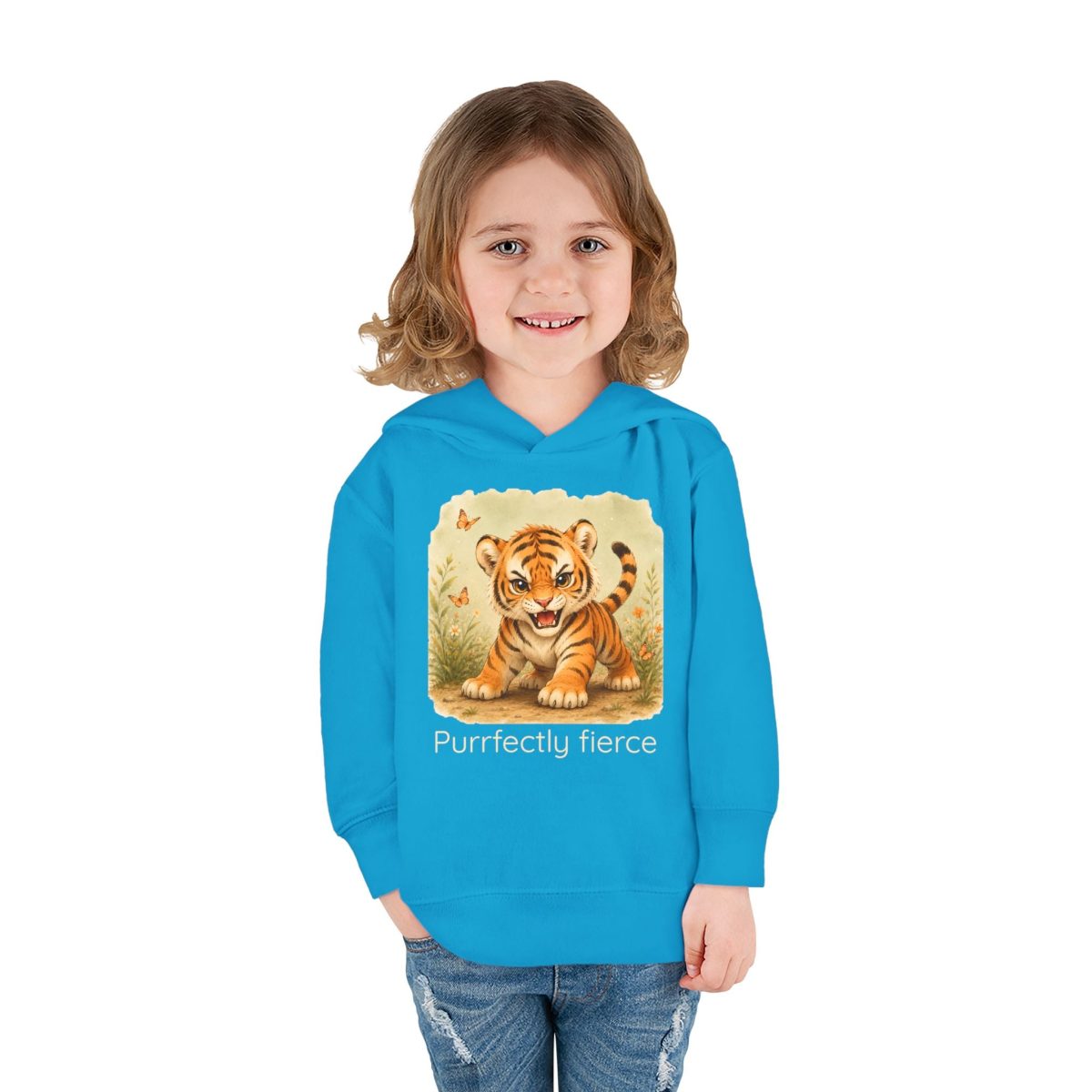 Santa Fe Marketplace Tiger Toddler Hoodie — Gender Neutral Sweatshirt Product Image: Tiger Toddler Hoodie — Gender Neutral Sweatshirt