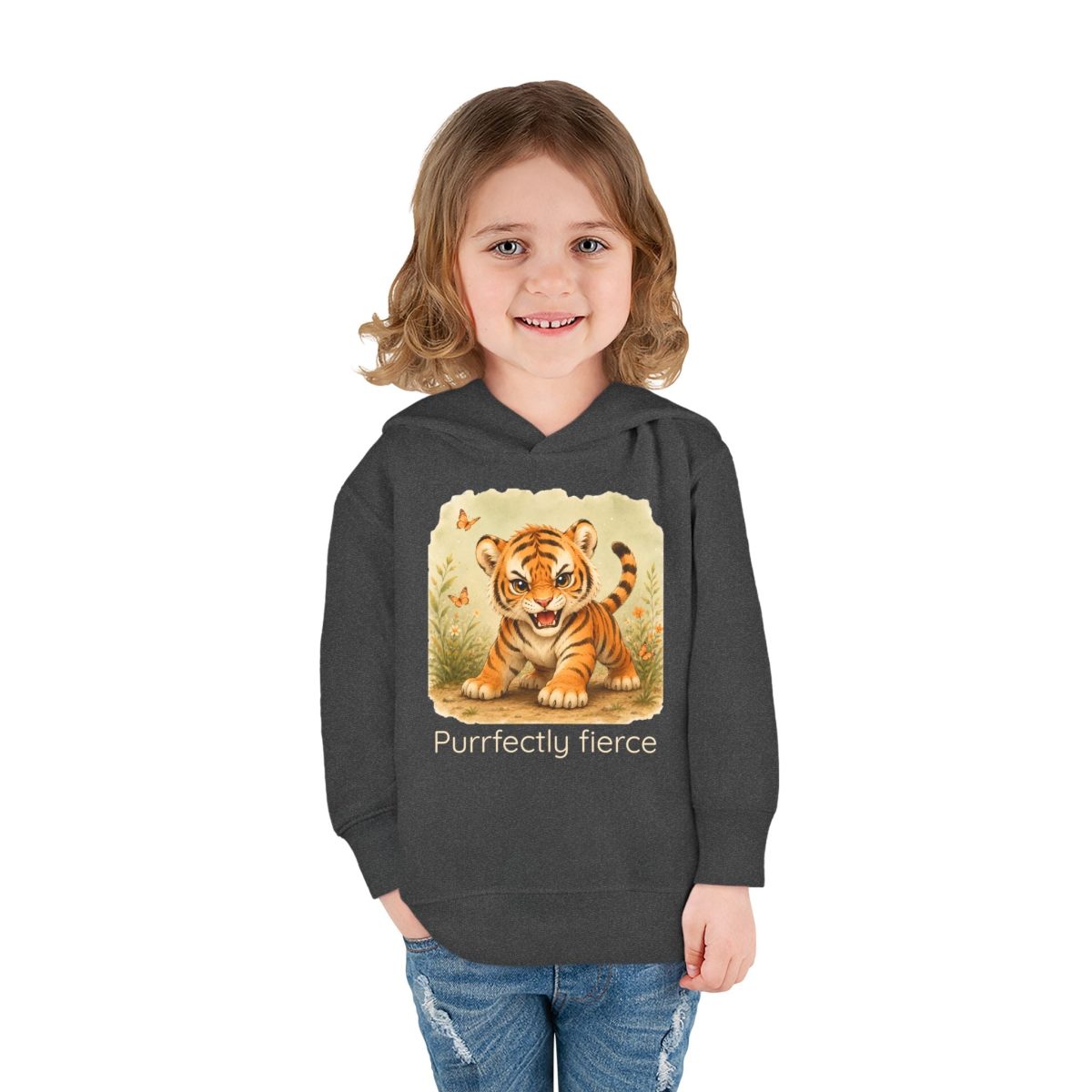 Santa Fe Marketplace Tiger Toddler Hoodie — Gender Neutral Sweatshirt Product Image: Tiger Toddler Hoodie — Gender Neutral Sweatshirt