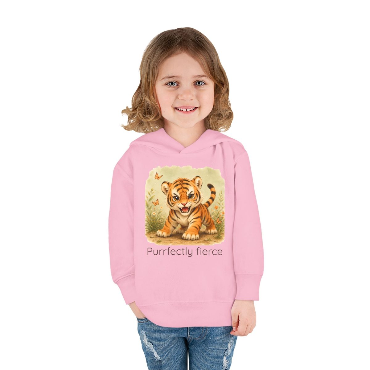 Santa Fe Marketplace Tiger Toddler Hoodie — Gender Neutral Sweatshirt Product Image: Tiger Toddler Hoodie — Gender Neutral Sweatshirt