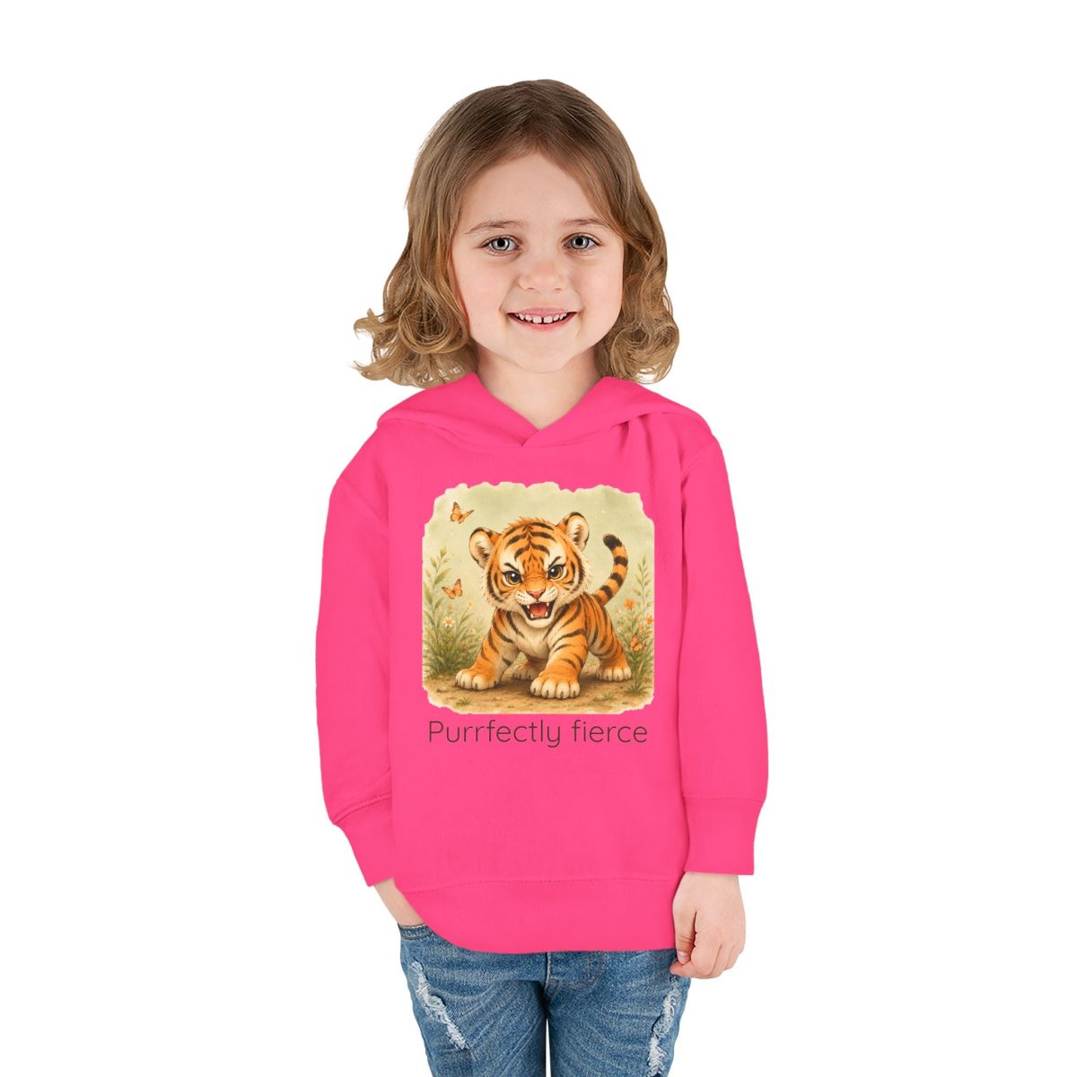 Santa Fe Marketplace Tiger Toddler Hoodie — Gender Neutral Sweatshirt Product Image: Tiger Toddler Hoodie — Gender Neutral Sweatshirt