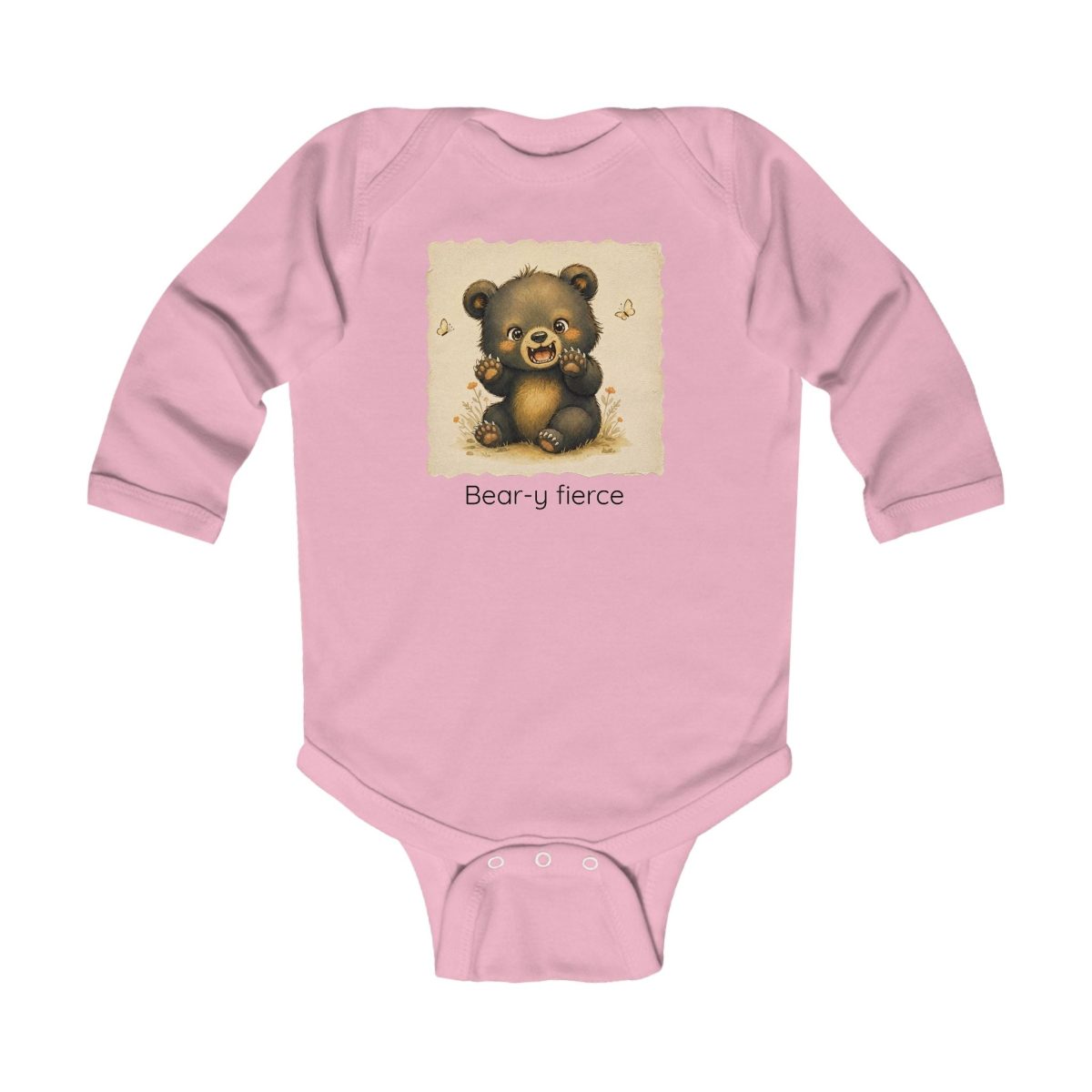 Santa Fe Marketplace Bear Infant Long Sleeve Onesie — Cute Gender Neutral Bodysuit Product Image: Bear Infant Long Sleeve Onesie — Cute Gender Neutral Bodysuit