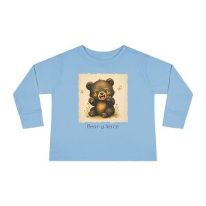 Santa Fe Marketplace Bear Toddler Long Sleeve Shirt — Gender Neutral Tee Product Image: Bear Toddler Long Sleeve Shirt — Gender Neutral Tee