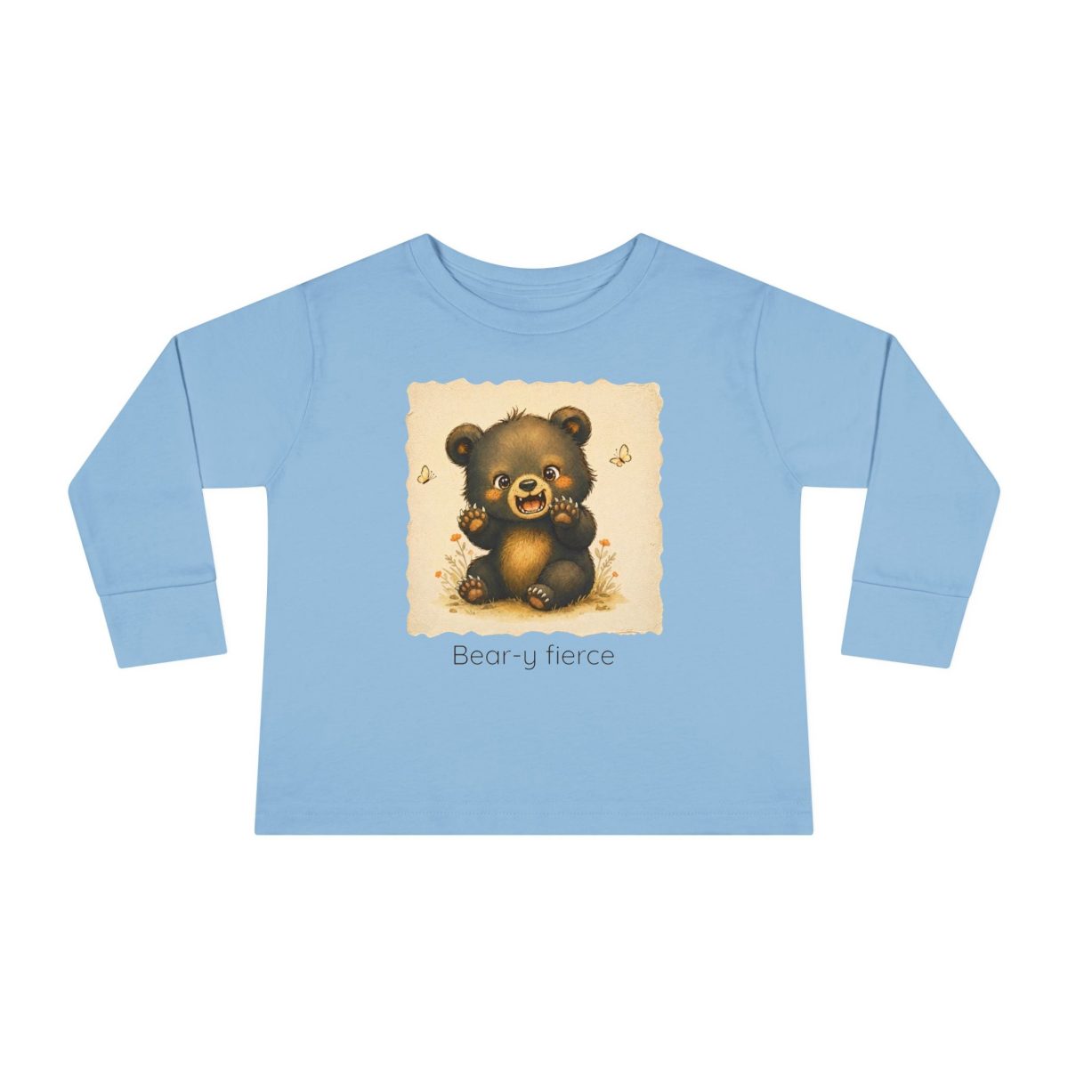 Santa Fe Marketplace Bear Toddler Long Sleeve Shirt — Gender Neutral Tee Product Image: Bear Toddler Long Sleeve Shirt — Gender Neutral Tee