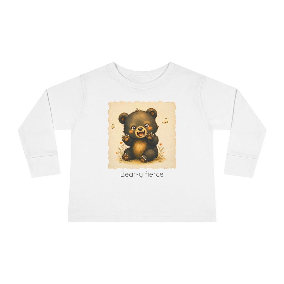 Santa Fe Marketplace Bear Toddler Long Sleeve Shirt — Gender Neutral Tee Product Image: Bear Toddler Long Sleeve Shirt — Gender Neutral Tee