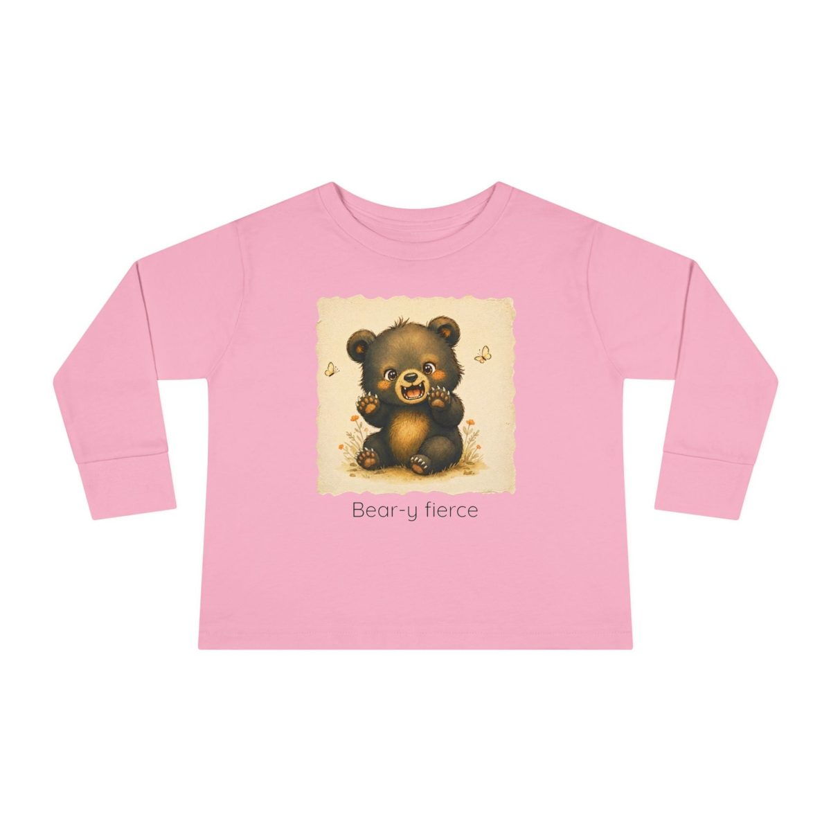 Santa Fe Marketplace Bear Toddler Long Sleeve Shirt — Gender Neutral Tee Product Image: Bear Toddler Long Sleeve Shirt — Gender Neutral Tee