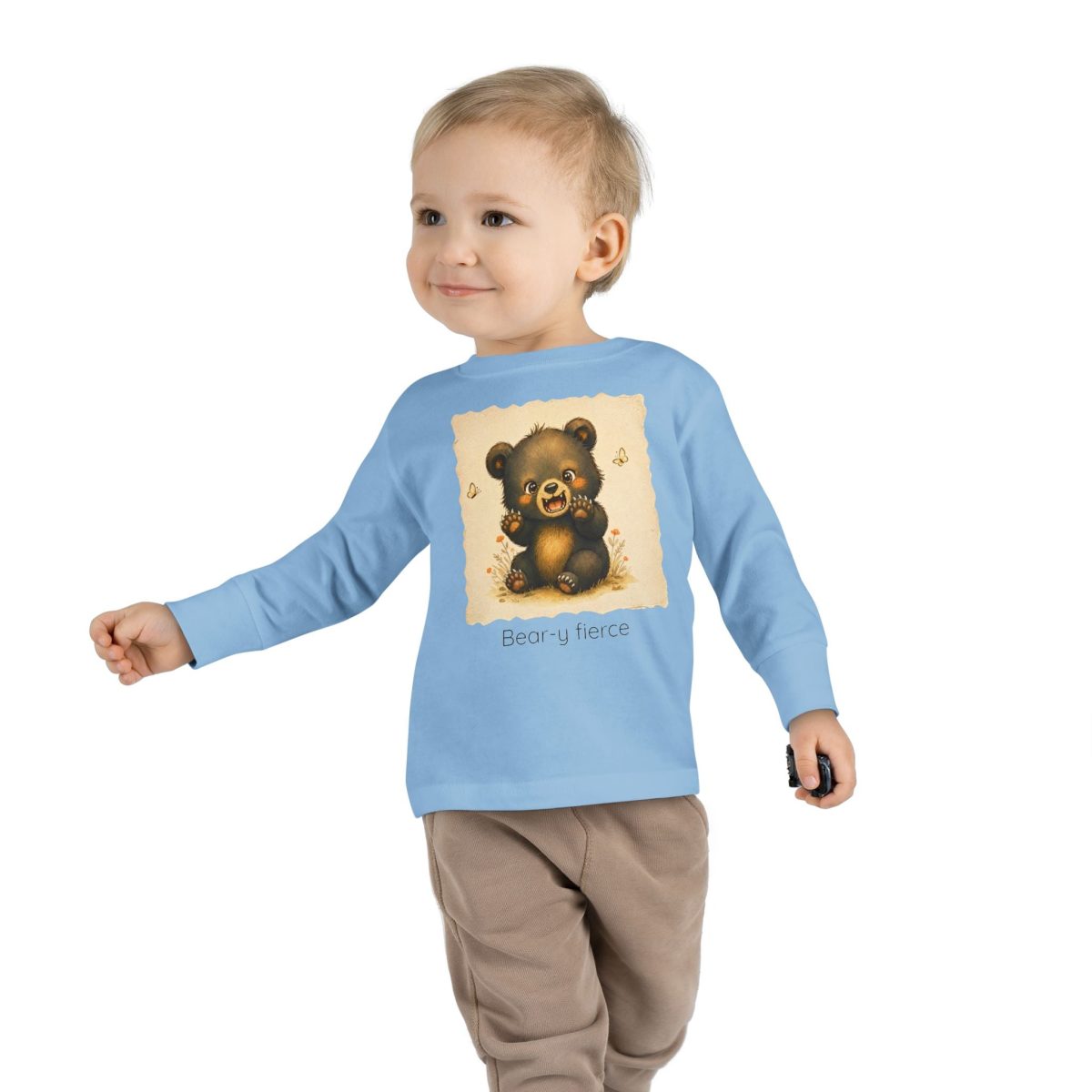Santa Fe Marketplace Bear Toddler Long Sleeve Shirt — Gender Neutral Tee Product Image: Bear Toddler Long Sleeve Shirt — Gender Neutral Tee
