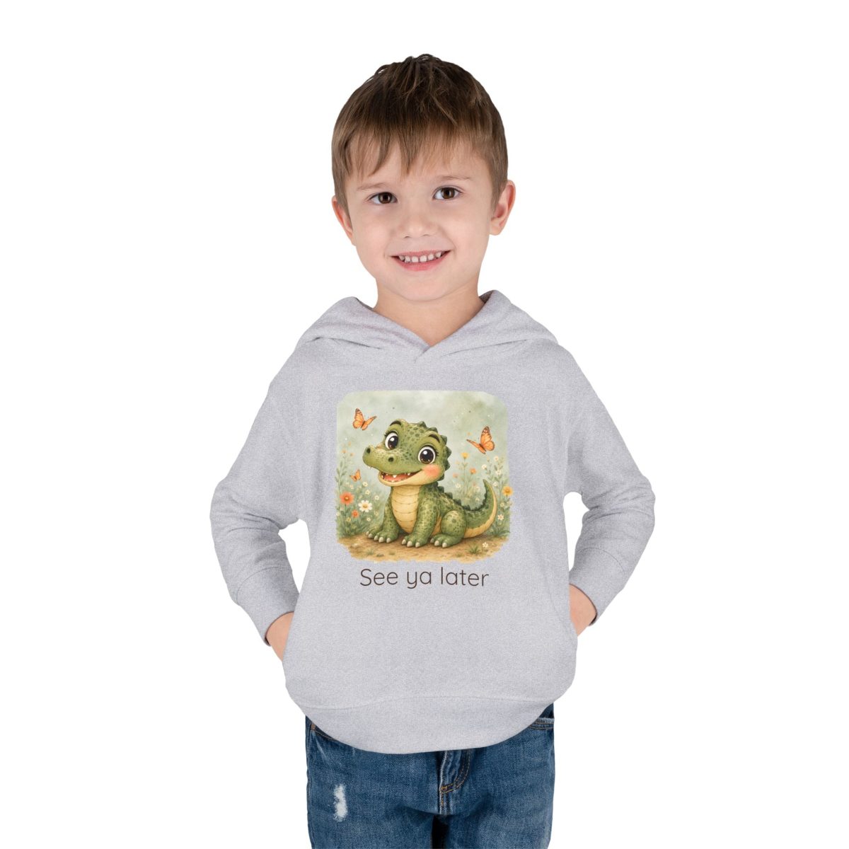 Santa Fe Marketplace Alligator Toddler Hoodie — Gender Neutral Sweatshirt Product Image: Alligator Toddler Hoodie — Gender Neutral Sweatshirt