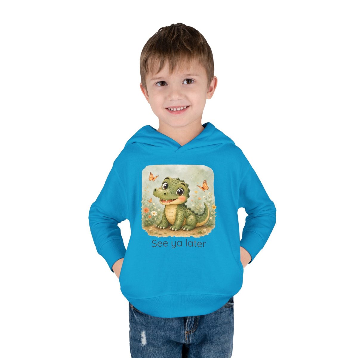 Santa Fe Marketplace Alligator Toddler Hoodie — Gender Neutral Sweatshirt Product Image: Alligator Toddler Hoodie — Gender Neutral Sweatshirt